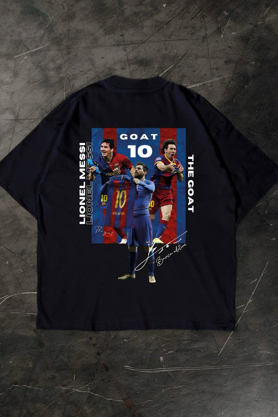 Lionel Messi T-shirt, white cotton football fan shirt